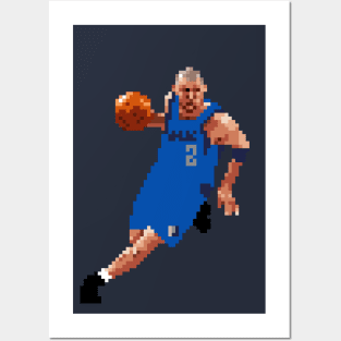 Jason Kidd Pixel Dribble Posters and Art